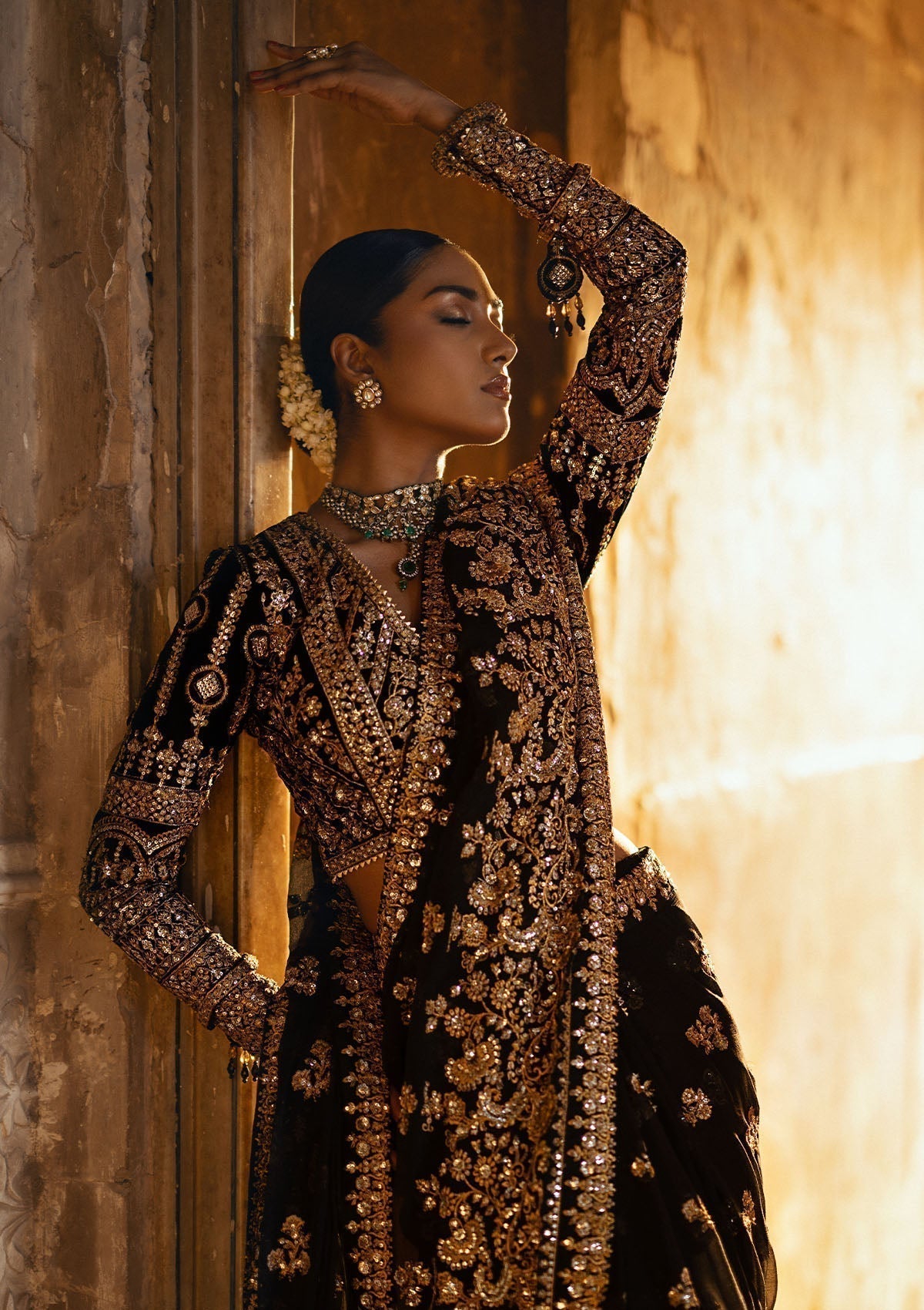 Aik Atelier | Dastoor Velvet 24 | DASTOOR - LOOK 04 - House Of Hania