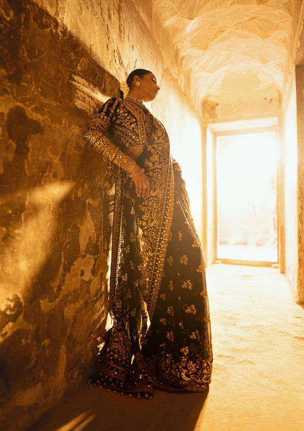 Aik Atelier | Dastoor Velvet 24 | DASTOOR - LOOK 04 - House Of Hania