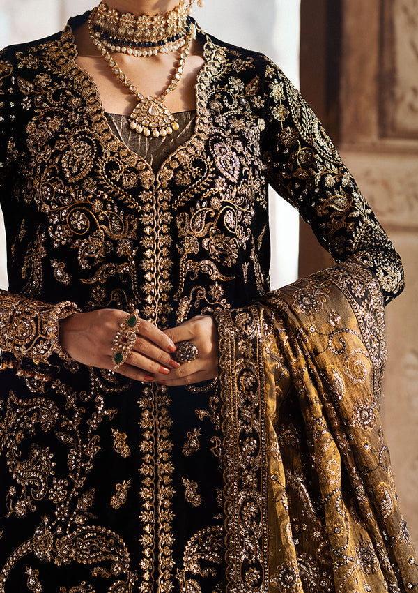 Aik Atelier | Dastoor Velvet 24 | DASTOOR - LOOK 08 - House Of Hania