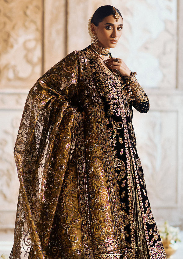 Aik Atelier | Dastoor Velvet 24 | DASTOOR - LOOK 08 - House Of Hania