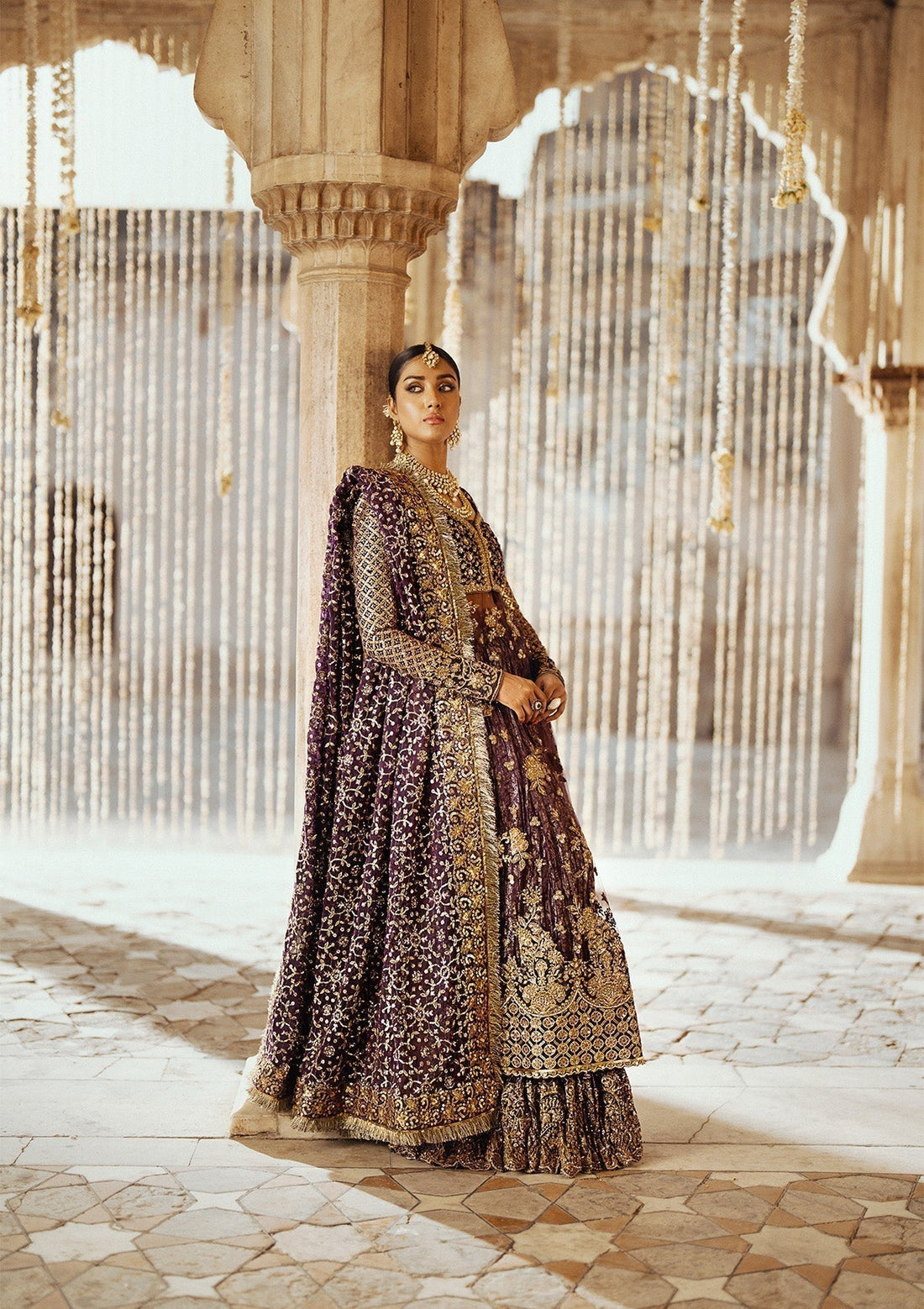Aik Atelier | Dastoor Velvet 24 | DASTOOR - LOOK 10 - House Of Hania