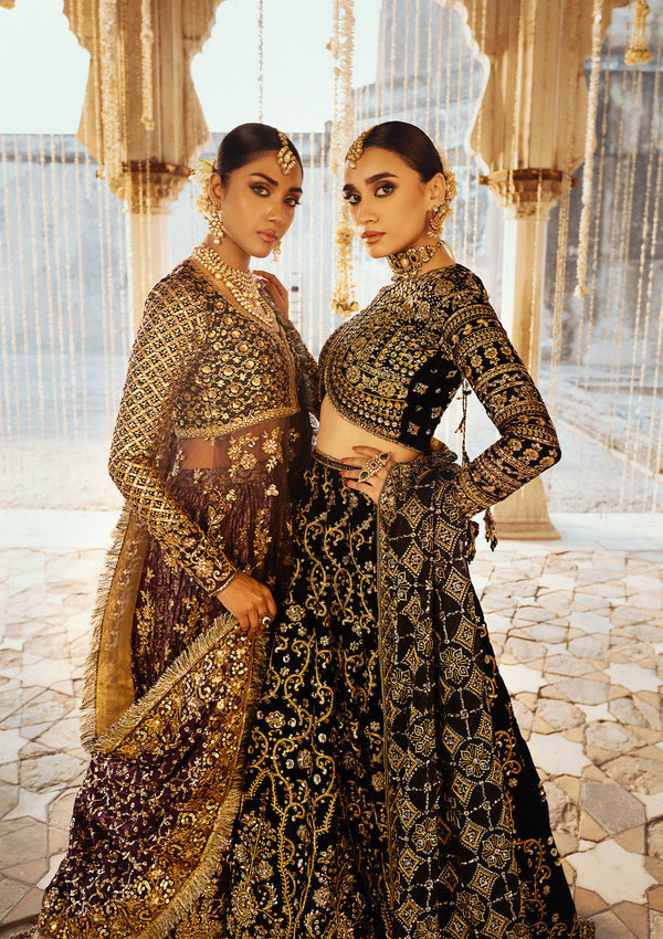 Aik Atelier | Dastoor Velvet 24 | DASTOOR - LOOK 10 - House Of Hania