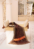 Aik Atelier | MAROON TUSSAR SILK CHUNRI SHAWL - House Of Hania