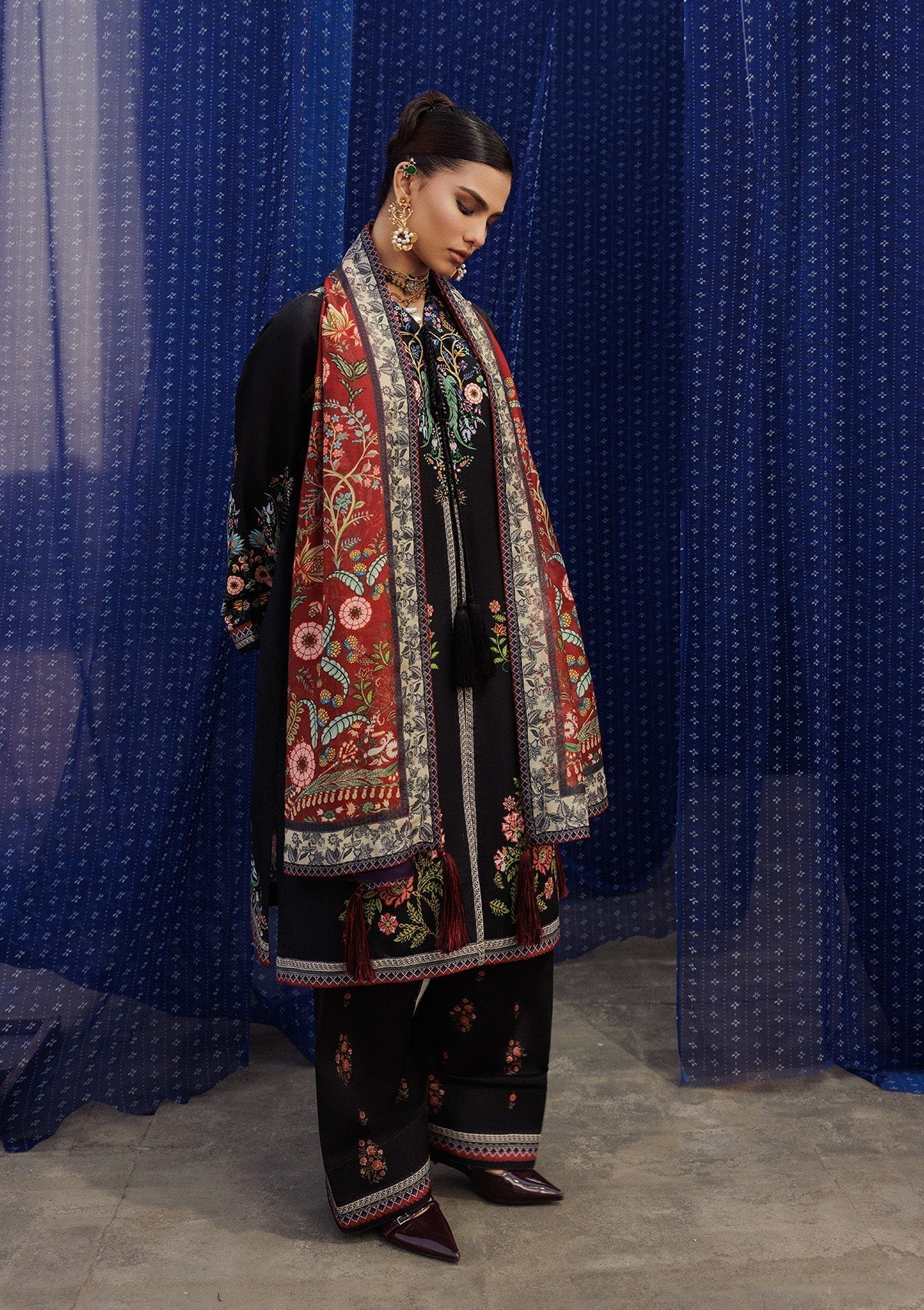 Aik Atelier | Roz Khaddar | AIK ROZ '25 D2 - LOOK 01 - House Of Hania