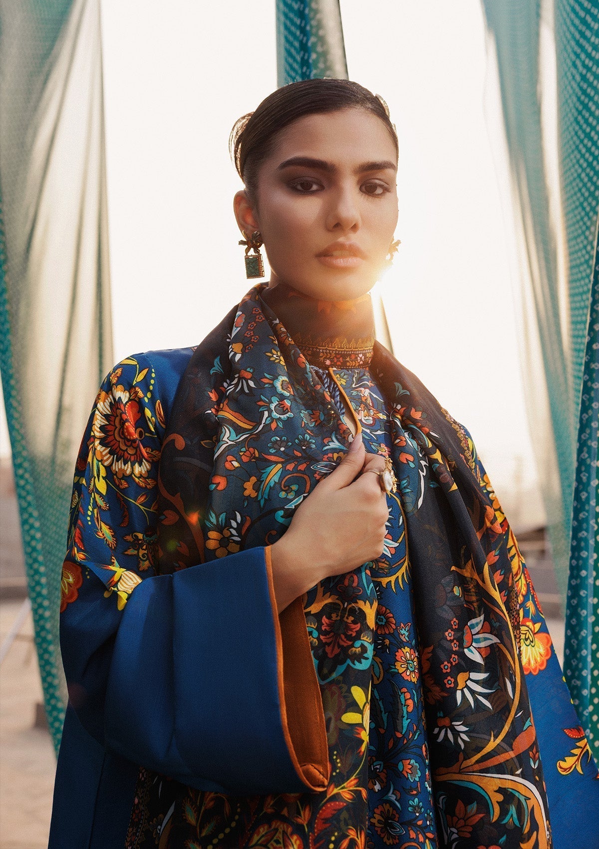 Aik Atelier | Roz Khaddar | AIK ROZ '25 D2 - LOOK 03 - House Of Hania