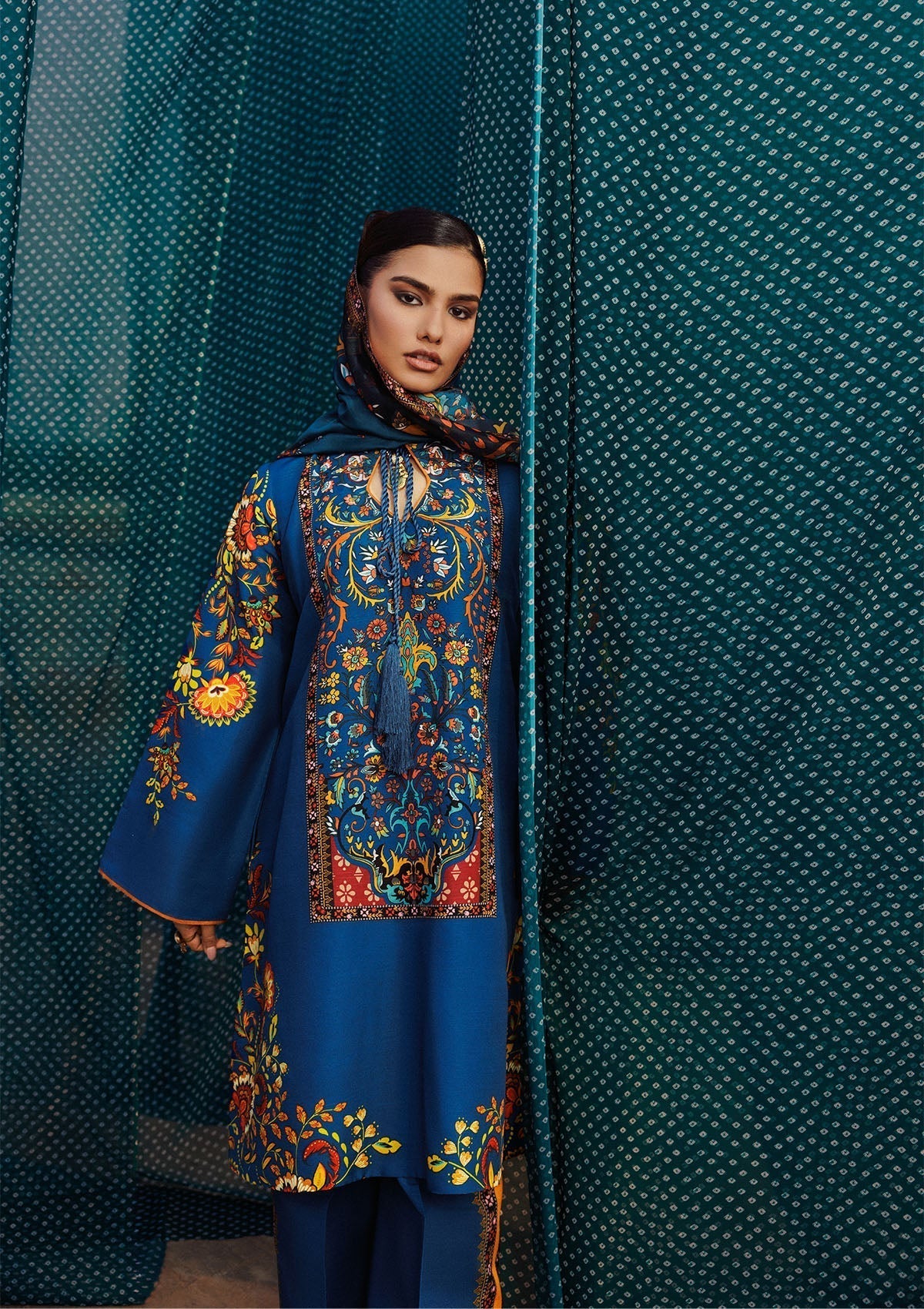 Aik Atelier | Roz Khaddar | AIK ROZ '25 D2 - LOOK 03 - House Of Hania