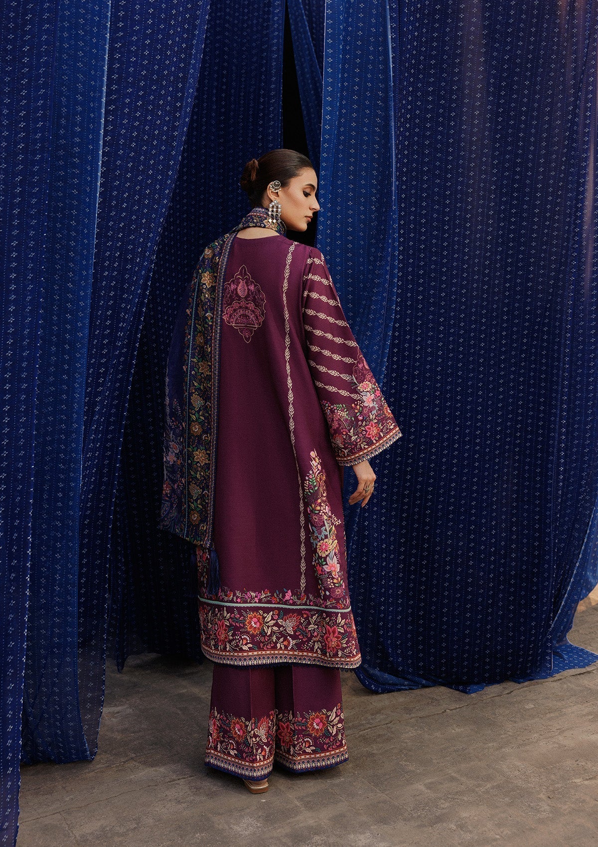 Aik Atelier | Roz Khaddar | AIK ROZ '25 D2 - LOOK 04 - House Of Hania