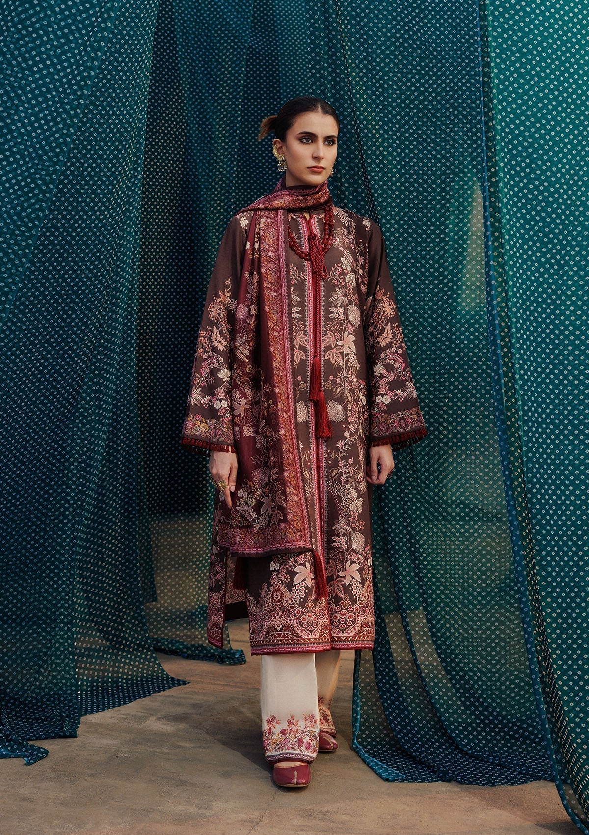Aik Atelier | Roz Khaddar | AIK ROZ '25 D2 - LOOK 05 - House Of Hania