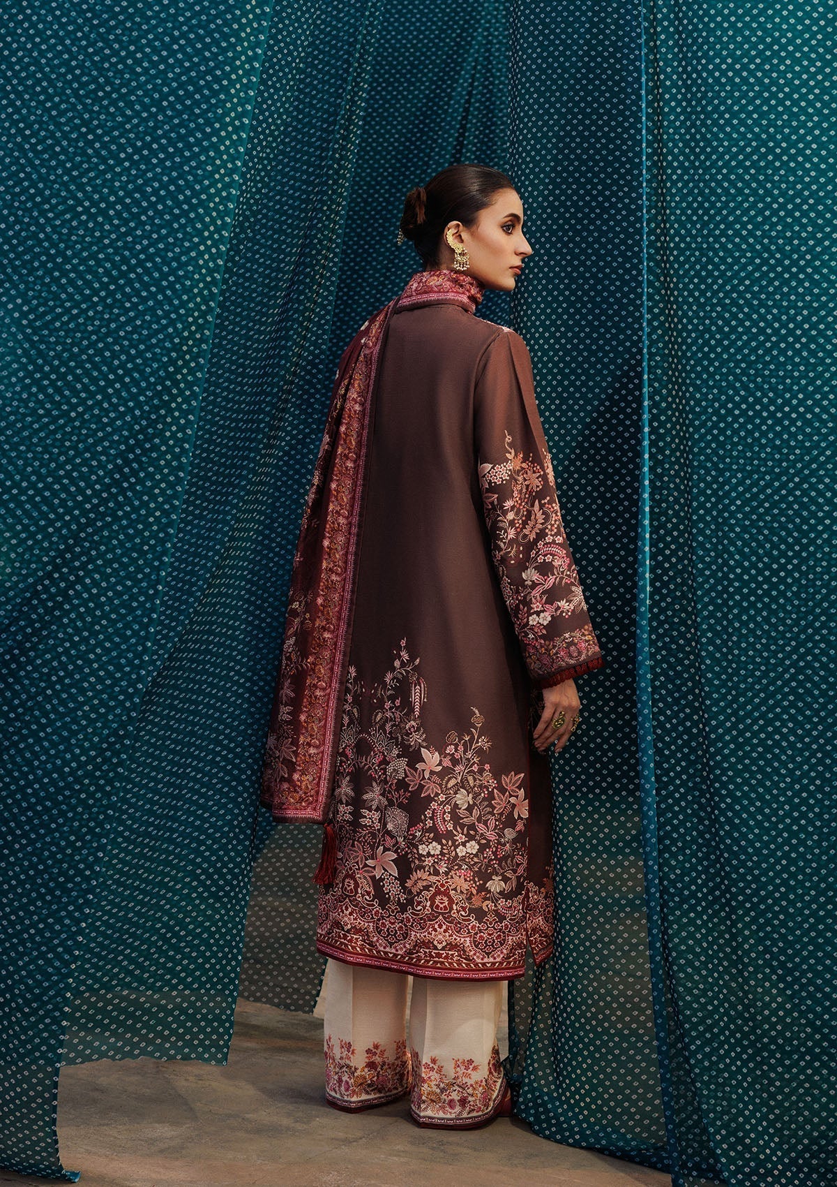 Aik Atelier | Roz Khaddar | AIK ROZ '25 D2 - LOOK 05 - House Of Hania
