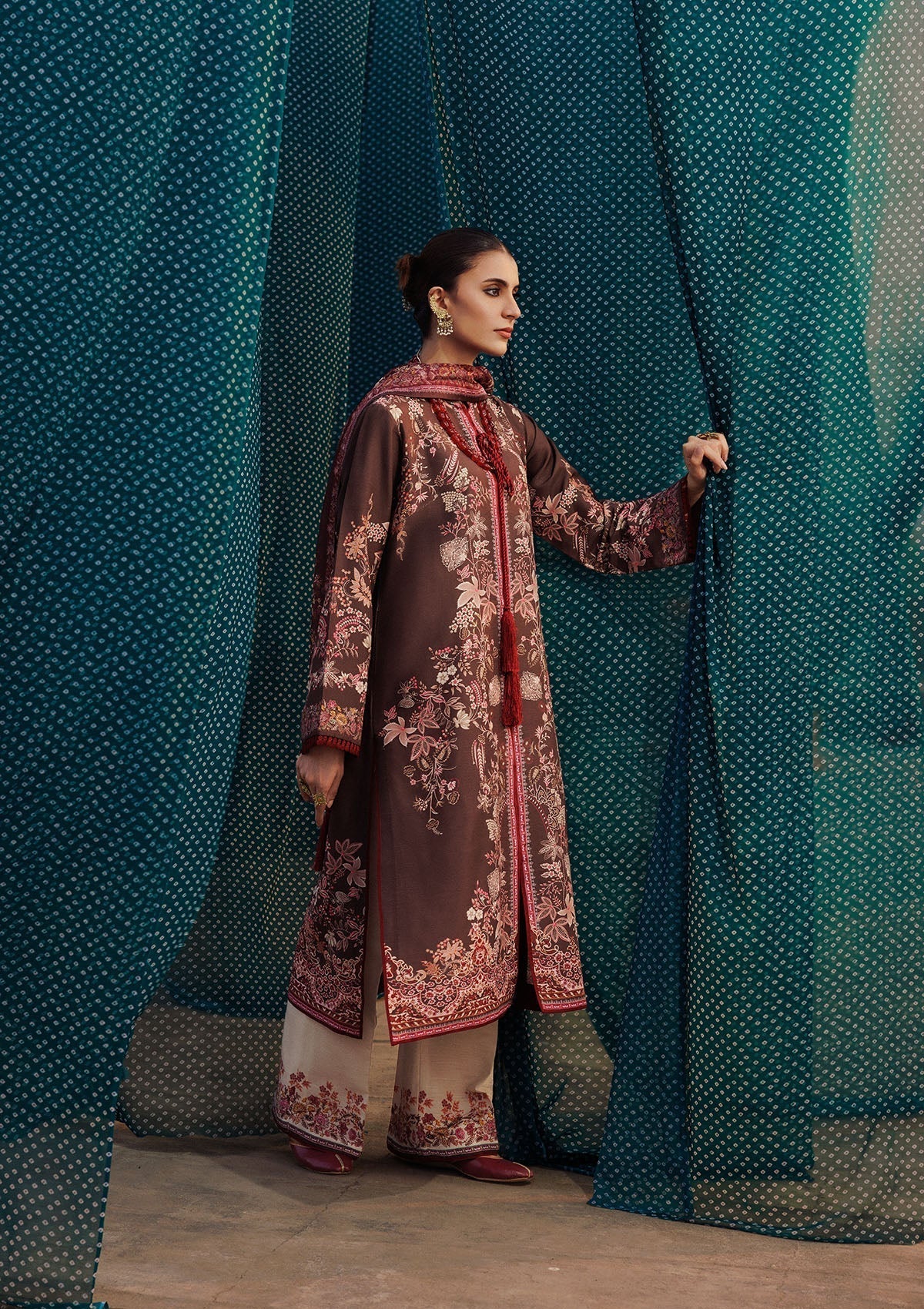 Aik Atelier | Roz Khaddar | AIK ROZ '25 D2 - LOOK 05 - House Of Hania