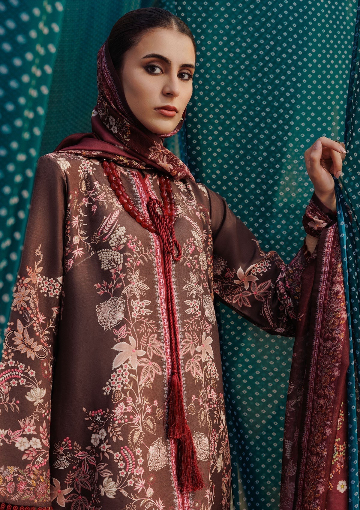 Aik Atelier | Roz Khaddar | AIK ROZ '25 D2 - LOOK 05 - House Of Hania