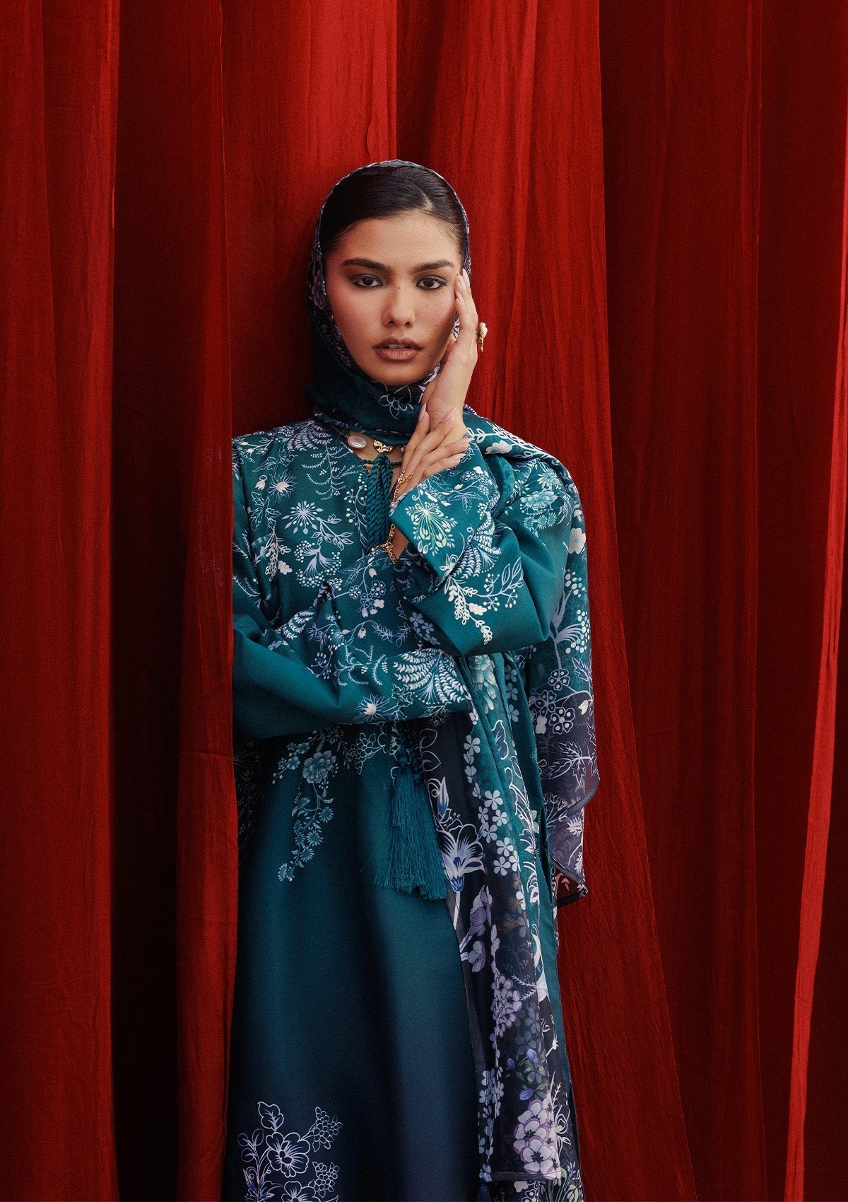 Aik Atelier | Roz Khaddar | AIK ROZ '25 D2 - LOOK 07 - House Of Hania