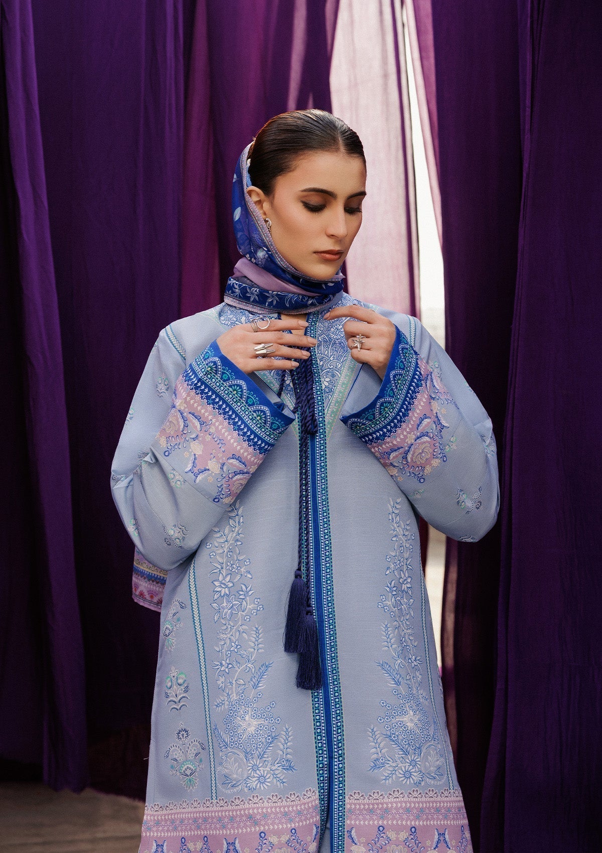 Aik Atelier | Roz Khaddar |  AIK ROZ '25 D2 - LOOK 08 - House Of Hania