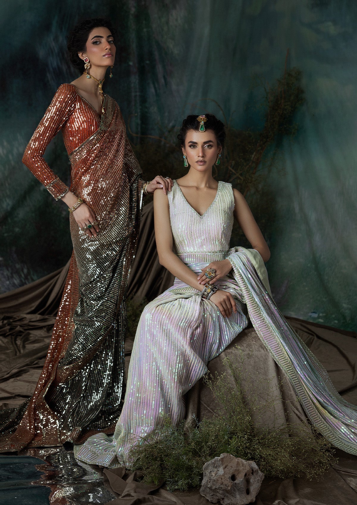 Aik Atelier | Sari Edit 2024 | SARI EDIT '24 VOL. 1 - LOOK 01 - House Of Hania