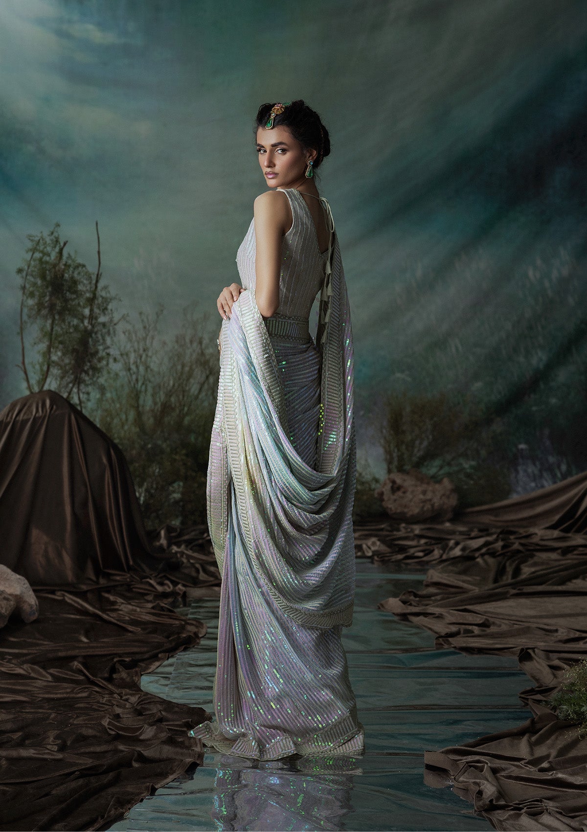 Aik Atelier | Sari Edit 2024 | SARI EDIT '24 VOL. 1 - LOOK 01 - House Of Hania