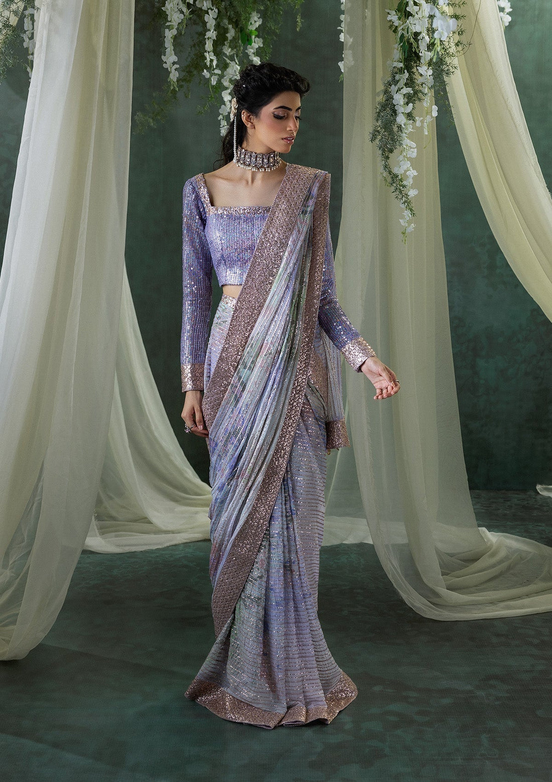 Aik Atelier | Sari Edit 2024 | SARI EDIT '24 VOL. 1 - LOOK 04 - House Of Hania