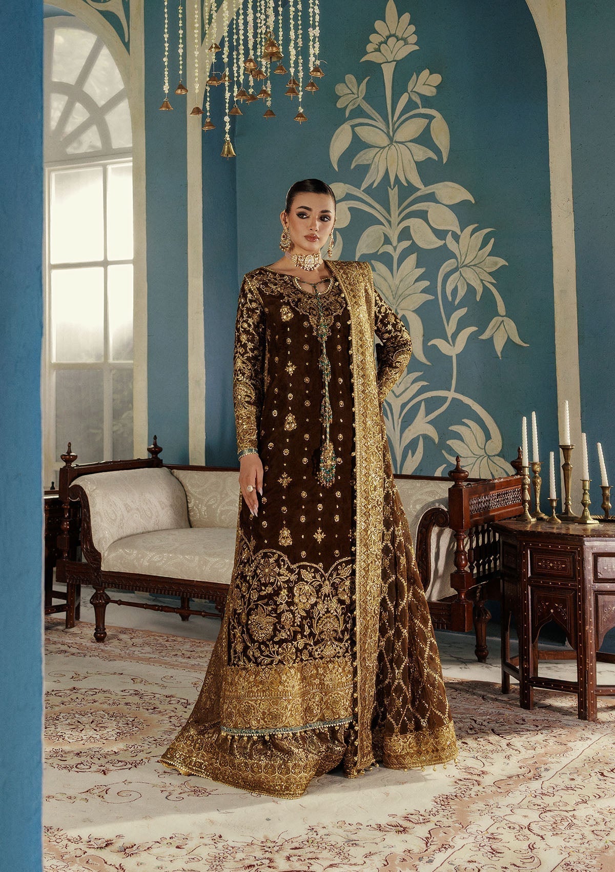 Aik Atelier | Udaipur Velvet 25 | LOOK 01 - House Of Hania