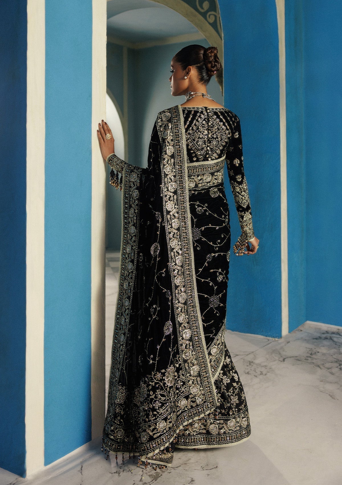 Aik Atelier | Udaipur Velvet 25 |  LOOK 04 - House Of Hania