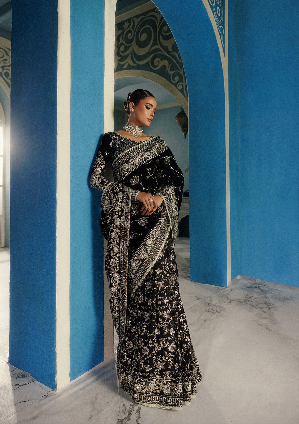 Aik Atelier | Udaipur Velvet 25 |  LOOK 04 - House Of Hania