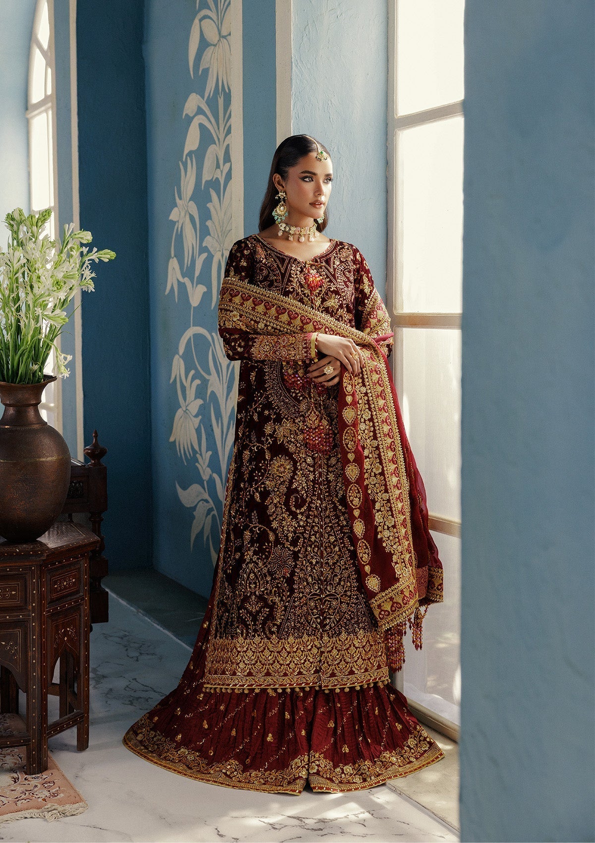 Aik Atelier | Udaipur Velvet 25 |  LOOK 05 - House Of Hania