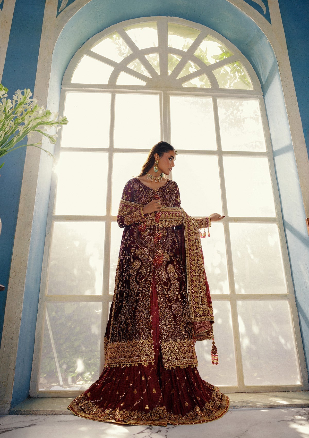 Aik Atelier | Udaipur Velvet 25 |  LOOK 05 - House Of Hania