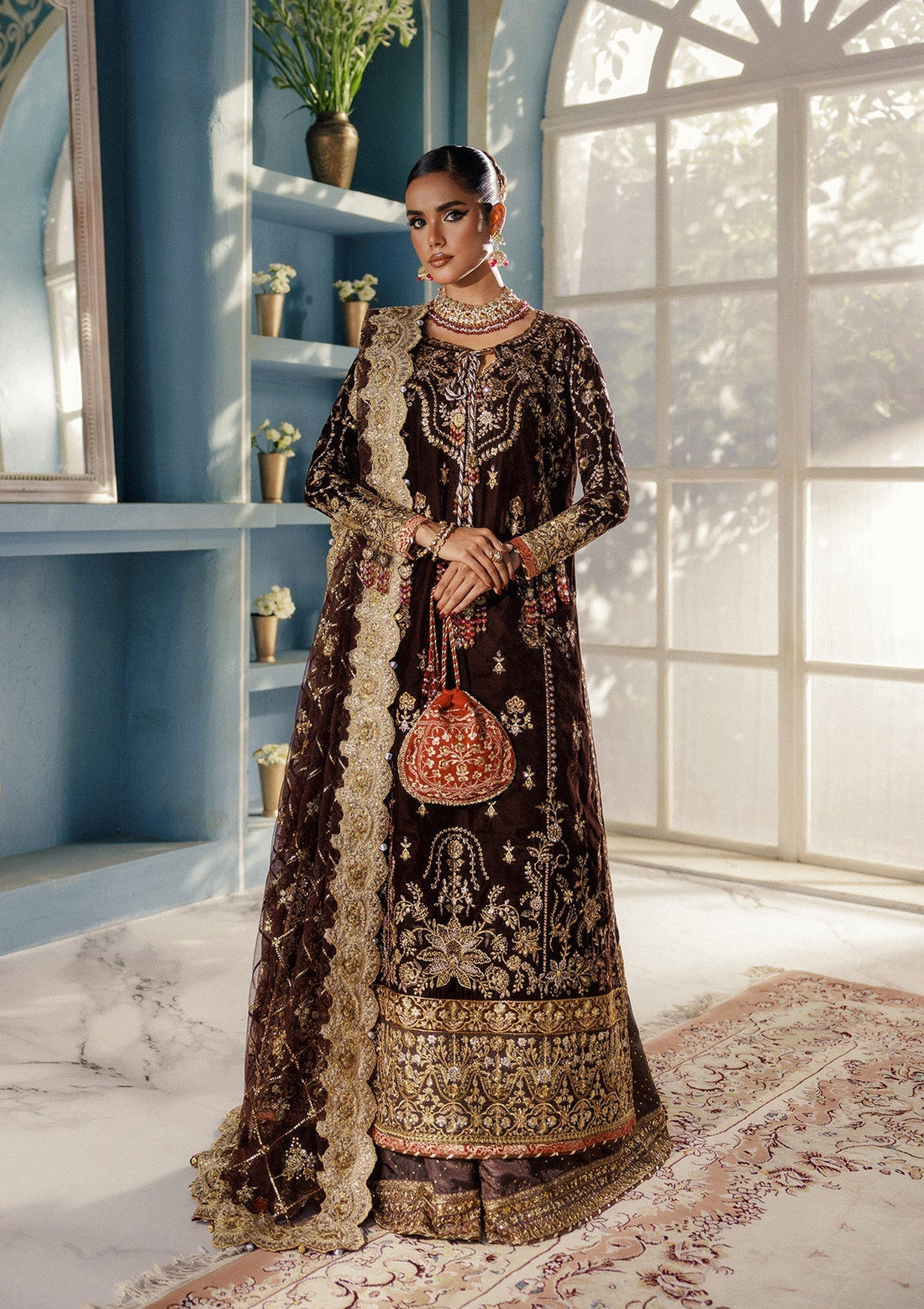Aik Atelier | Udaipur Velvet 25 | LOOK 06 - House Of Hania