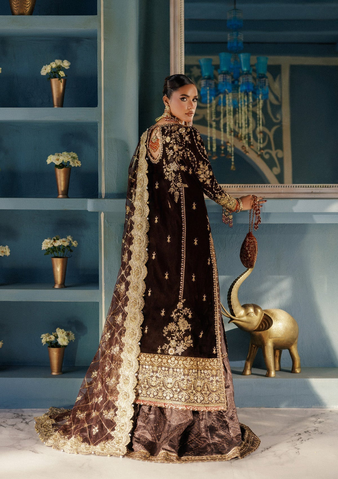 Aik Atelier | Udaipur Velvet 25 | LOOK 06 - House Of Hania