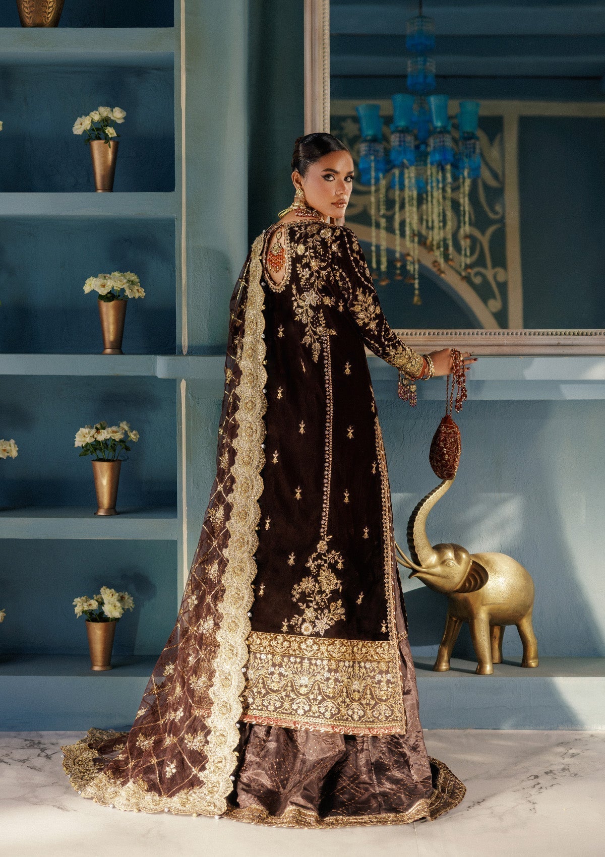 Aik Atelier | Udaipur Velvet 25 | LOOK 06 - House Of Hania