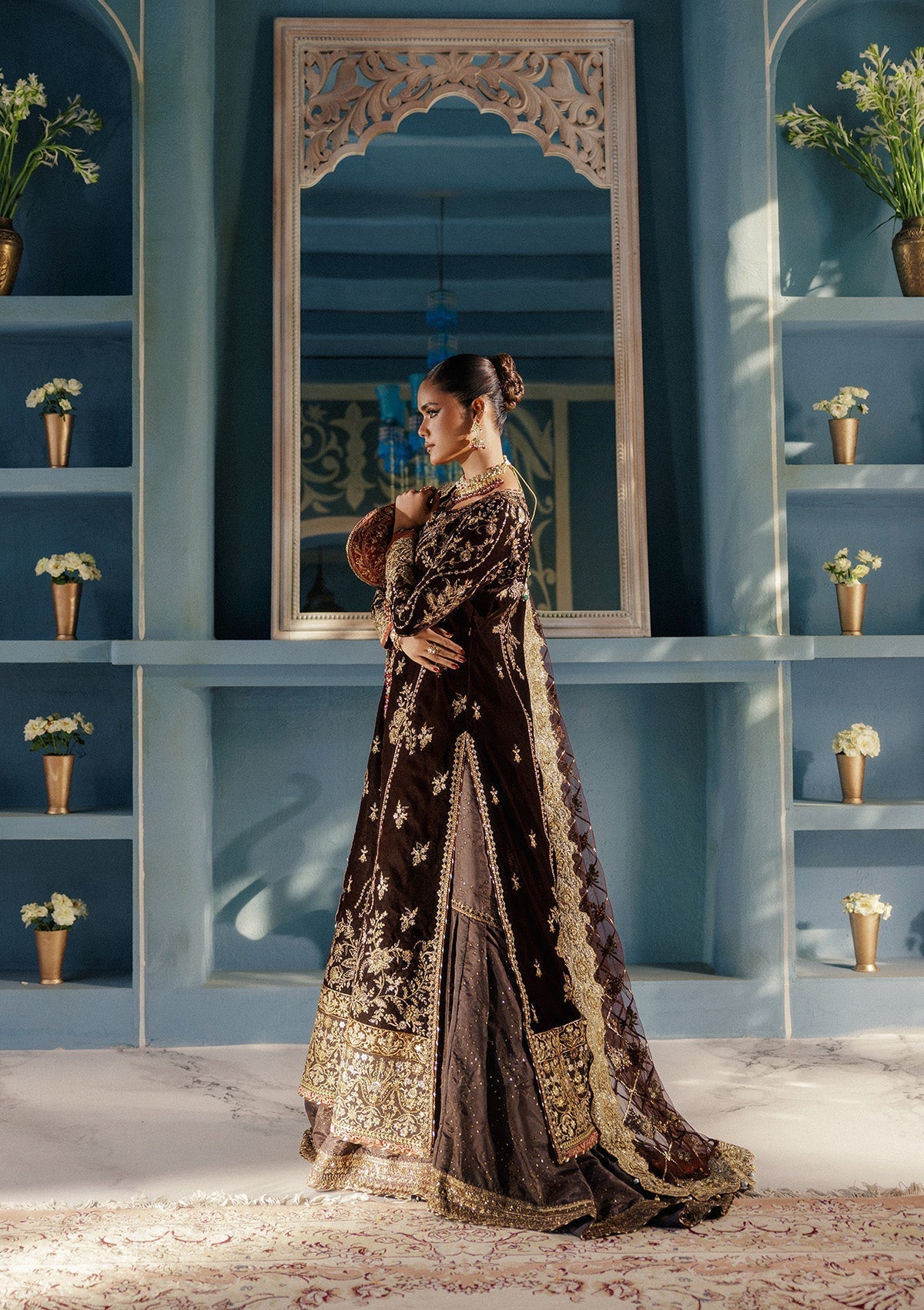 Aik Atelier | Udaipur Velvet 25 | LOOK 06 - House Of Hania