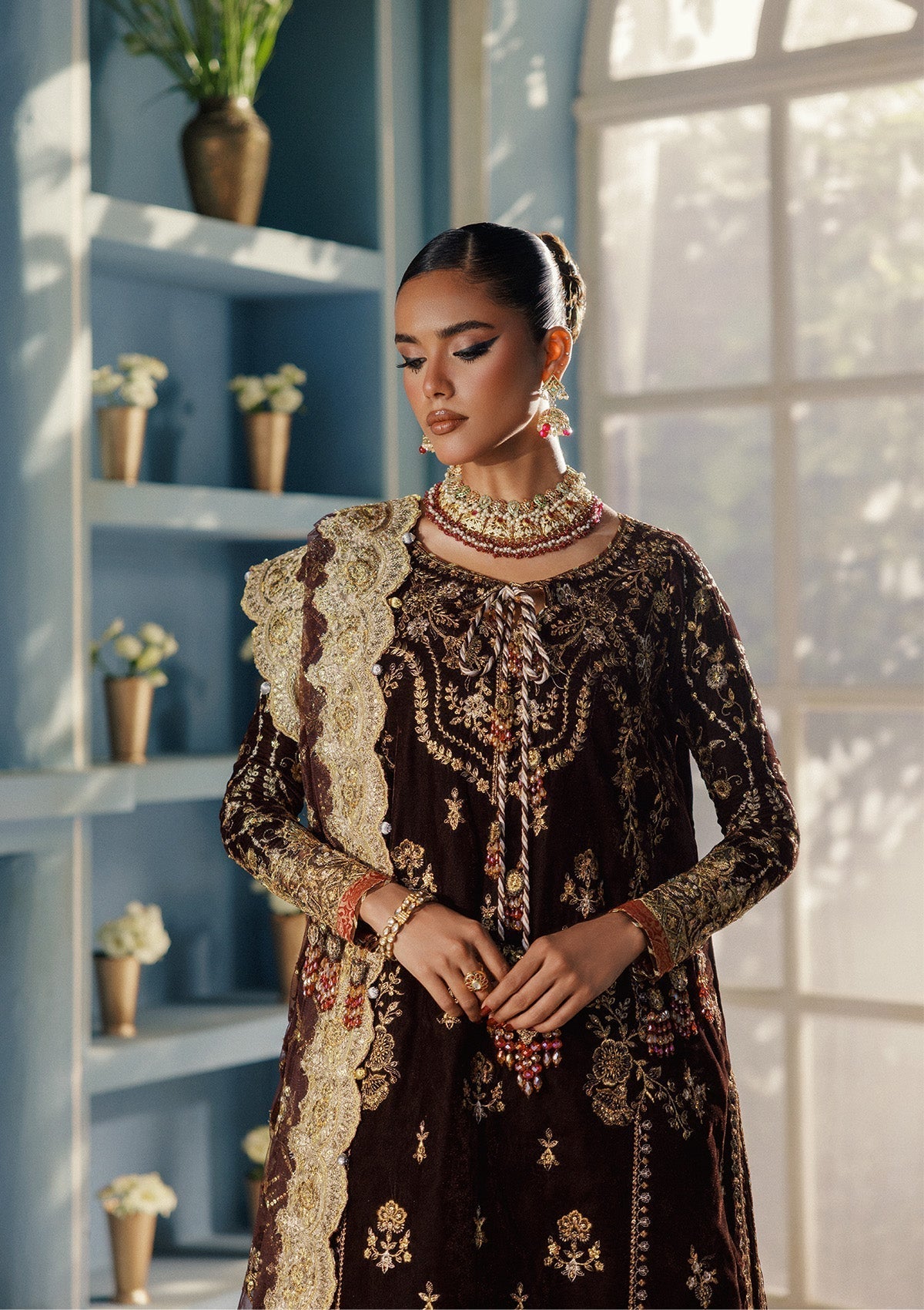 Aik Atelier | Udaipur Velvet 25 | LOOK 06 - House Of Hania