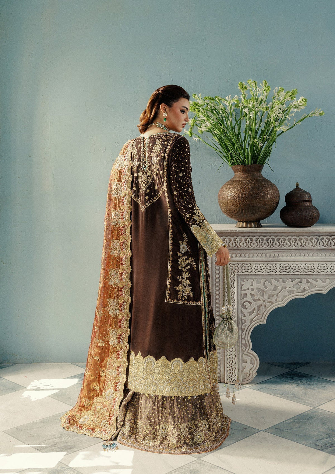 Aik Atelier | Udaipur Velvet 25 | LOOK 07 - House Of Hania