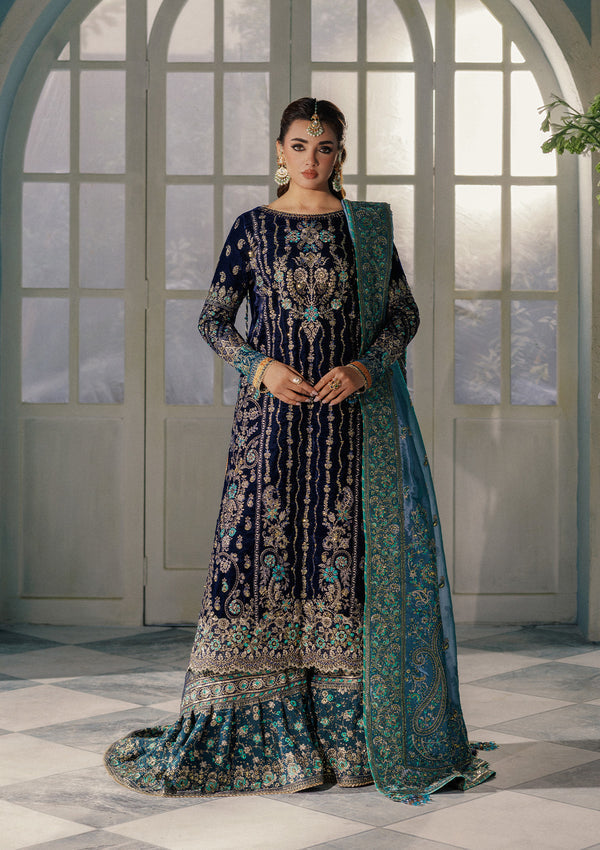 Aik Atelier | Udaipur Velvet 25 | LOOK 10 - House Of Hania