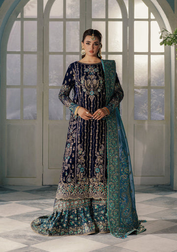 Aik Atelier | Udaipur Velvet 25 | LOOK 10 - House Of Hania