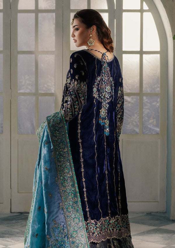 Aik Atelier | Udaipur Velvet 25 | LOOK 10 - House Of Hania