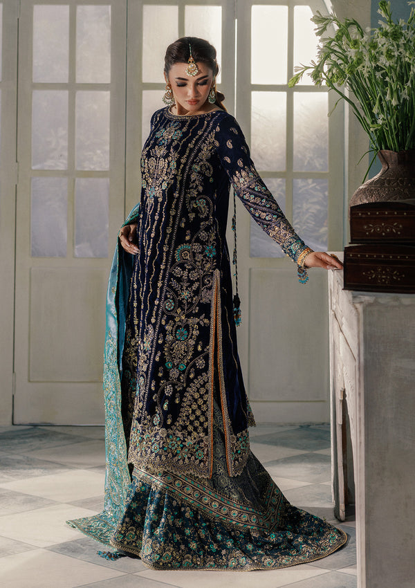 Aik Atelier | Udaipur Velvet 25 | LOOK 10 - House Of Hania