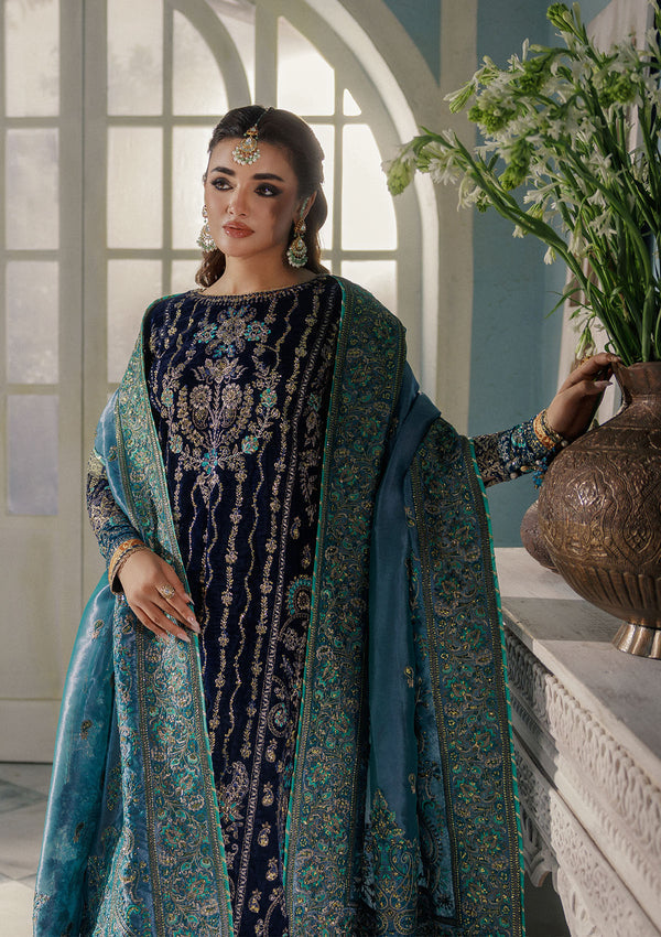 Aik Atelier | Udaipur Velvet 25 | LOOK 10 - House Of Hania