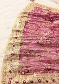 Aik Atelier | WEDDING FESTIVE ’25 VOL. 2 | LIGHT GOLD TISSUE SHAWL - House Of Hania