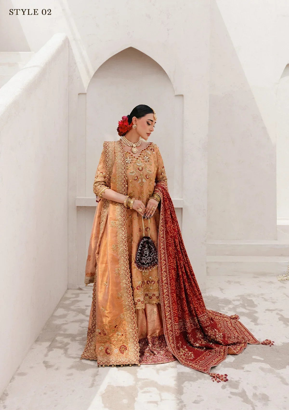 Aik Atelier | WEDDING FESTIVE ’25 VOL. 2 | LOOK 02 - House Of Hania