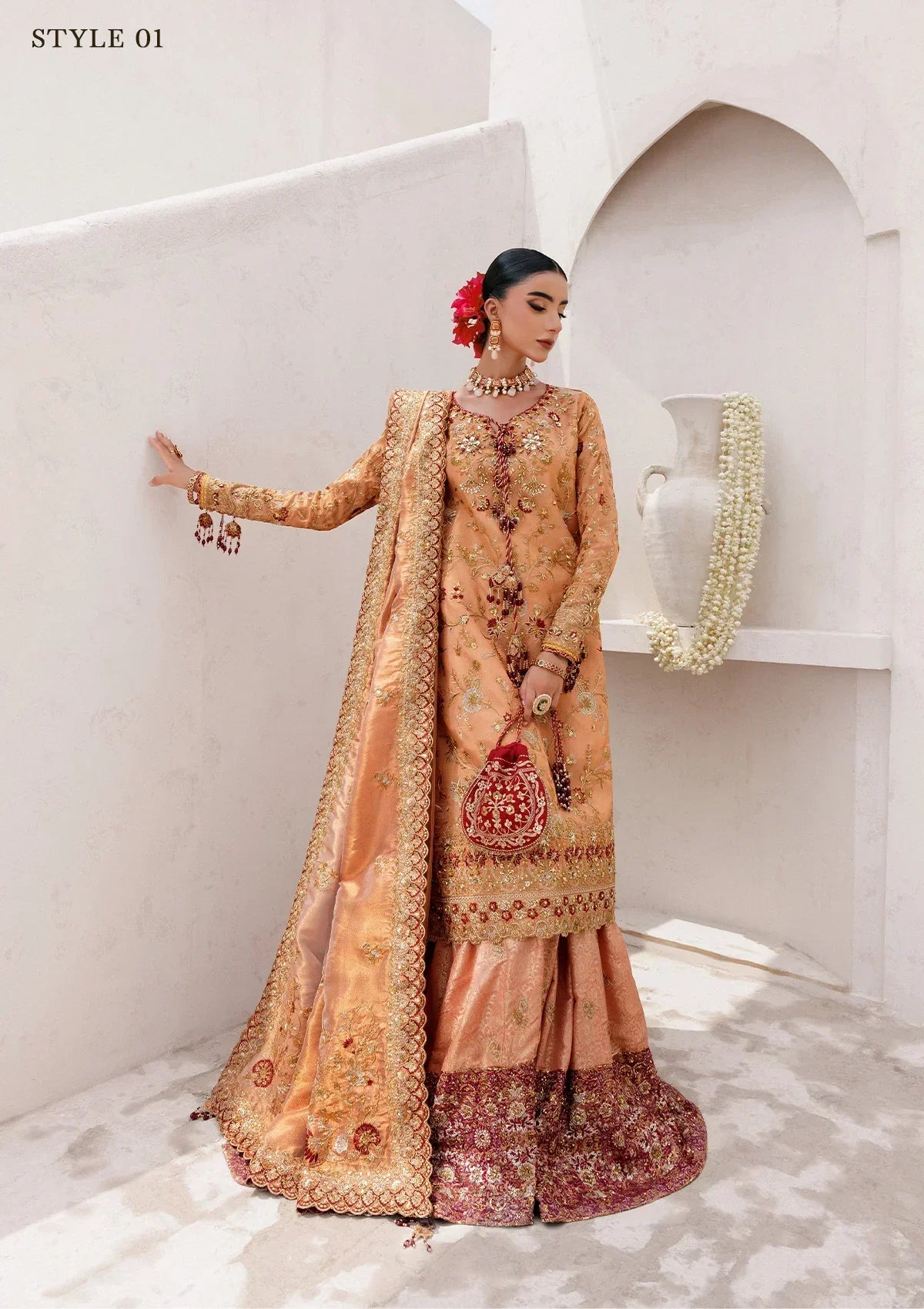 Aik Atelier | WEDDING FESTIVE ’25 VOL. 2 | LOOK 02 - House Of Hania