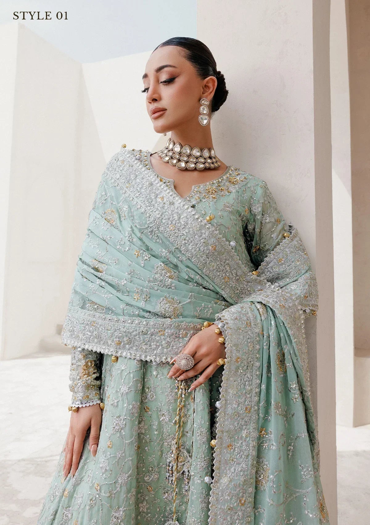 Aik Atelier | WEDDING FESTIVE ’25 VOL. 2 | LOOK 08 - House Of Hania