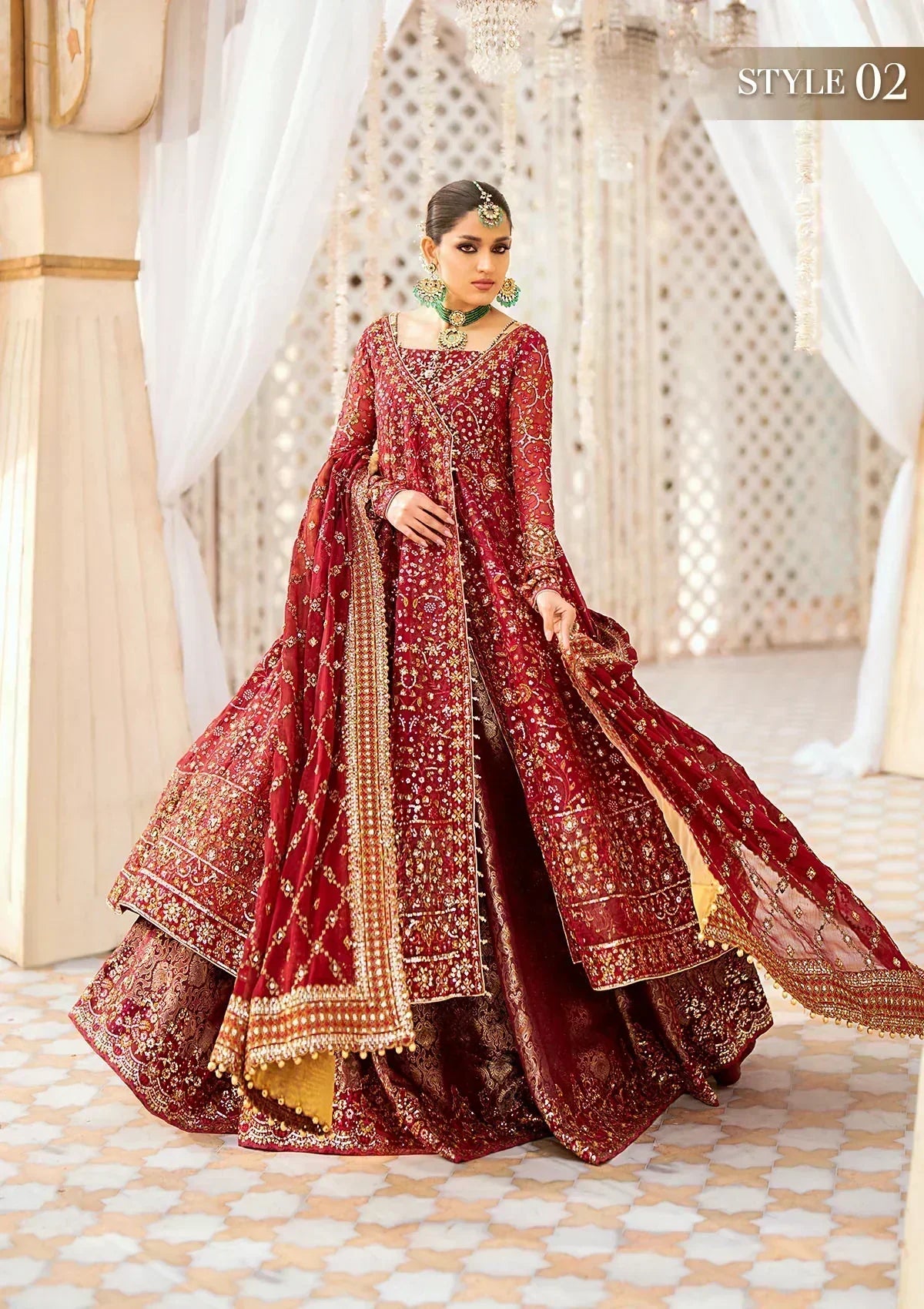 Aik Atelier | Wedding Festive 24 Vol-1 | Look 01 - House Of Hania