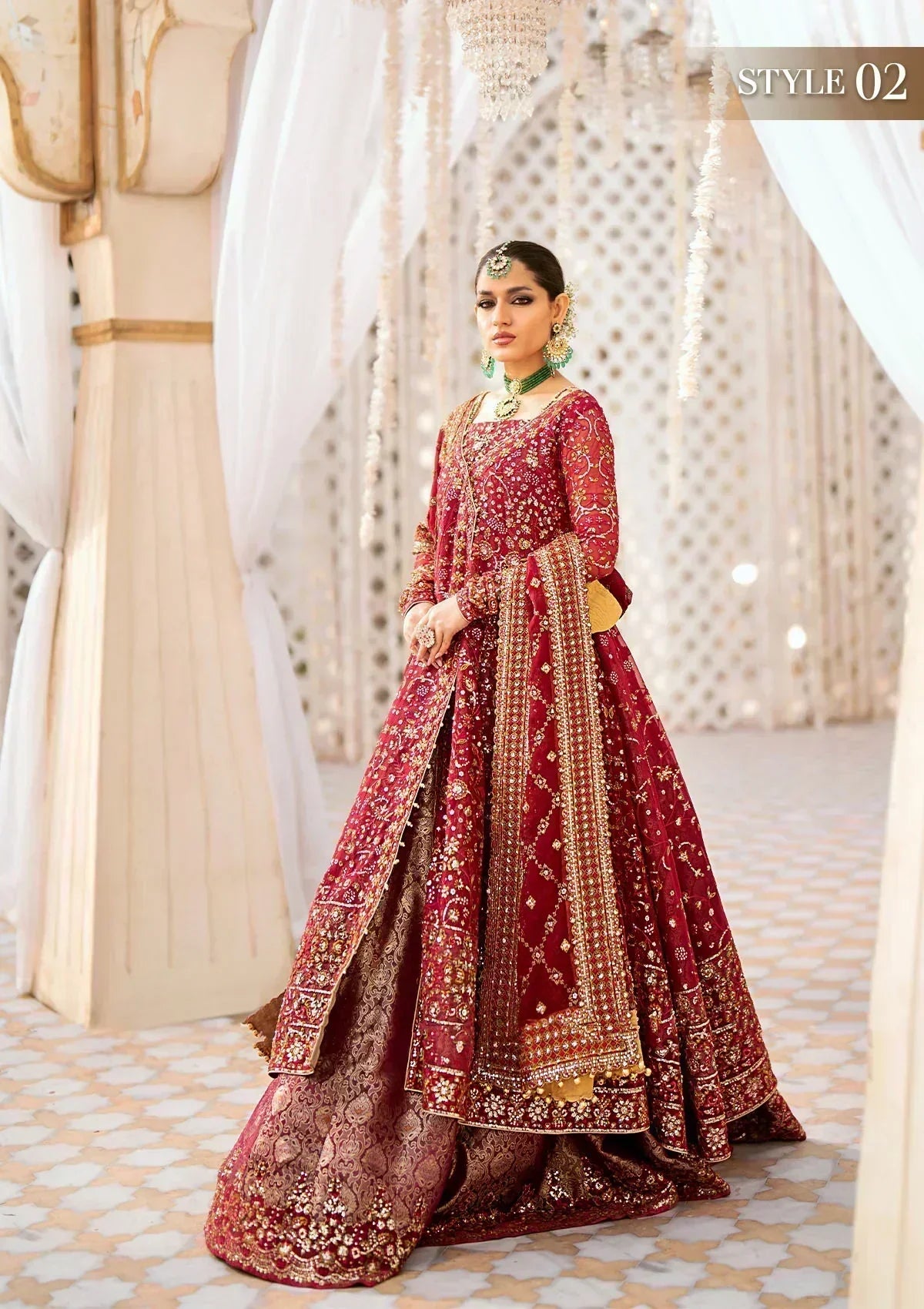Aik Atelier | Wedding Festive 24 Vol-1 | Look 01 - House Of Hania
