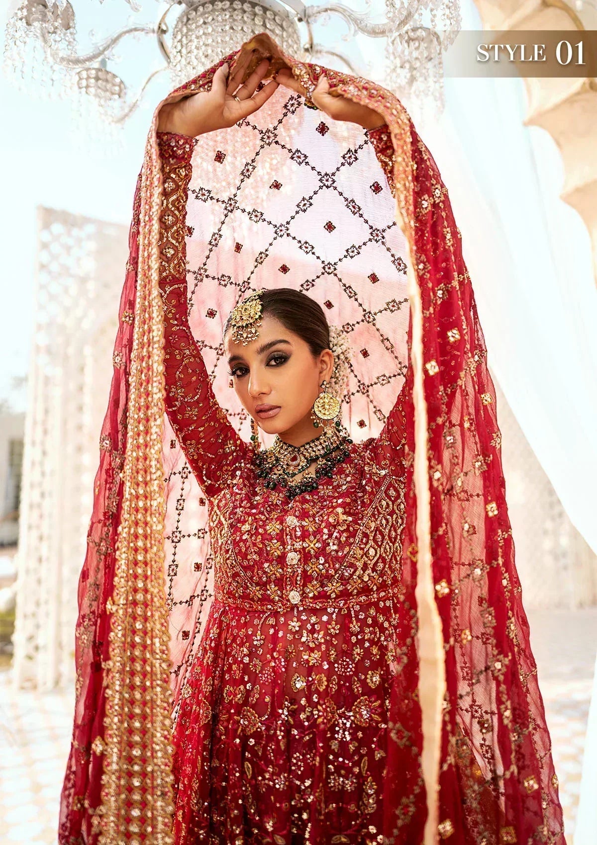 Aik Atelier | Wedding Festive 24 Vol-1 | Look 01 - House Of Hania
