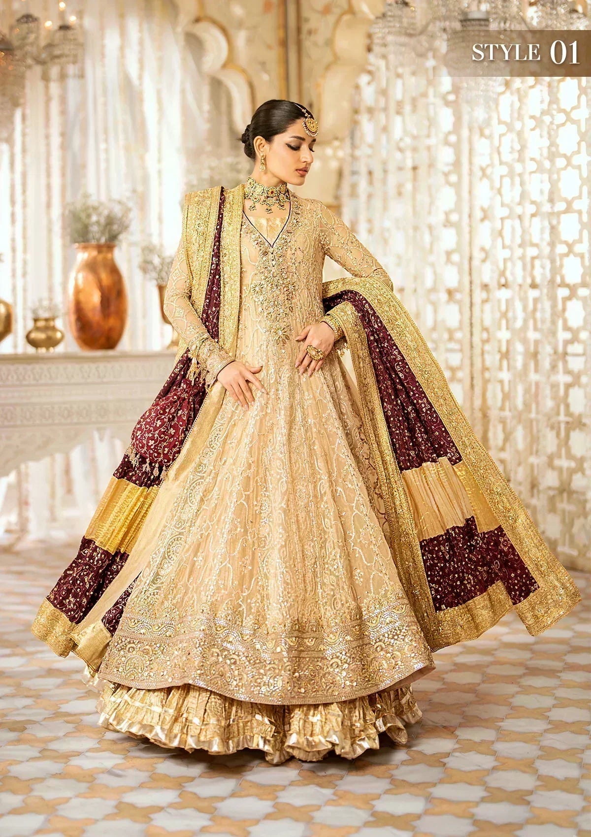 Aik Atelier | Wedding Festive 24 Vol-1 | Look 08 - House Of Hania