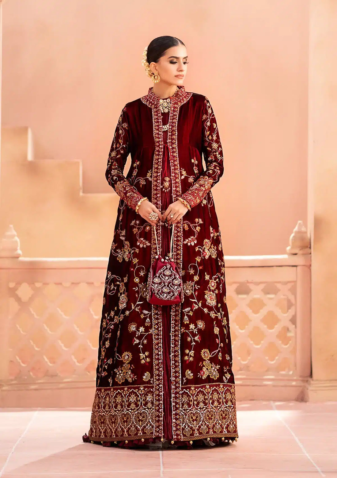 Aik Atelier | Zardozi Velvet 23 | 07 - House Of Hania