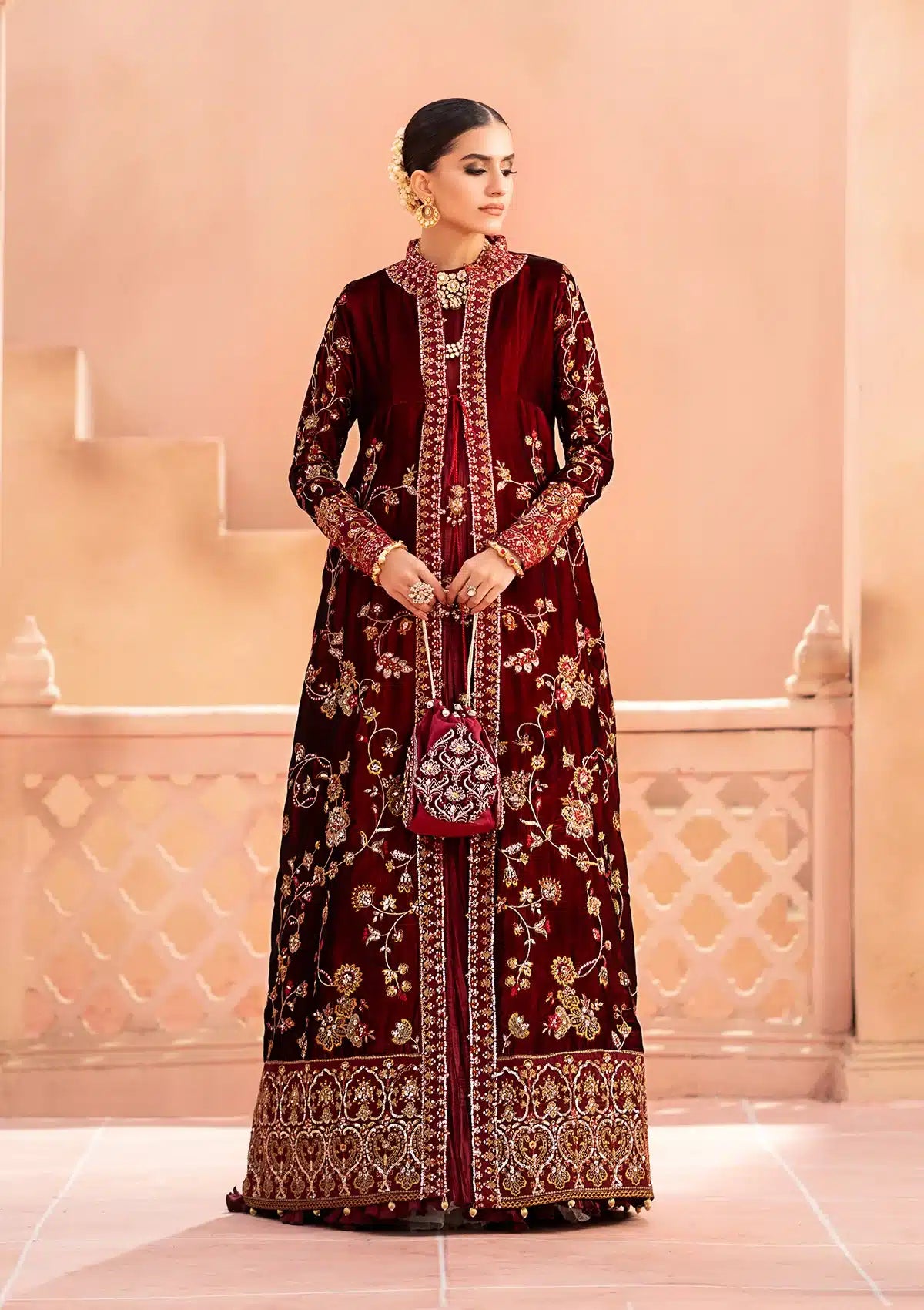 Aik Atelier | Zardozi Velvet 23 | 07 - House Of Hania