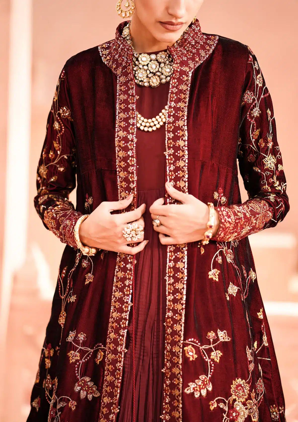 Aik Atelier | Zardozi Velvet 23 | 07 - House Of Hania