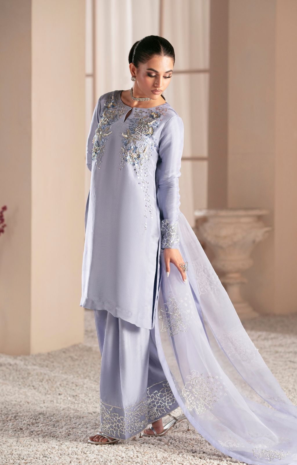 Ajr Couture | Symphony Luxe Festive 25 | Crimson - House Of Hania