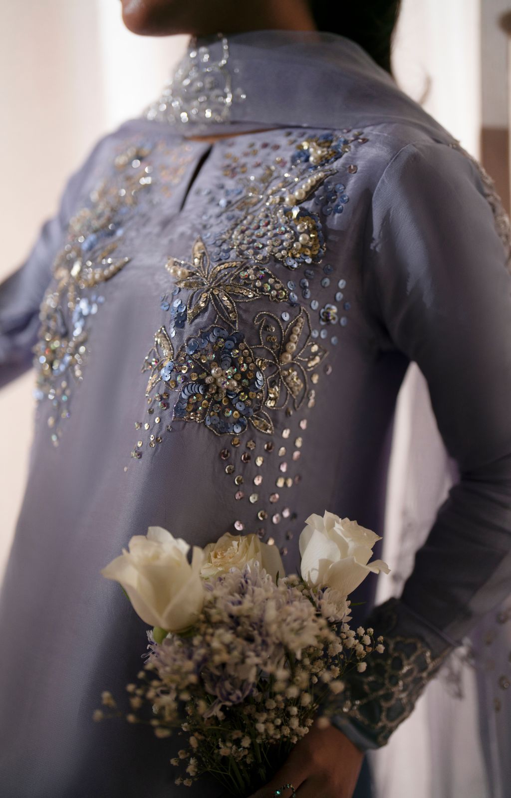 Ajr Couture | Symphony Luxe Festive 25 | Crimson - House Of Hania