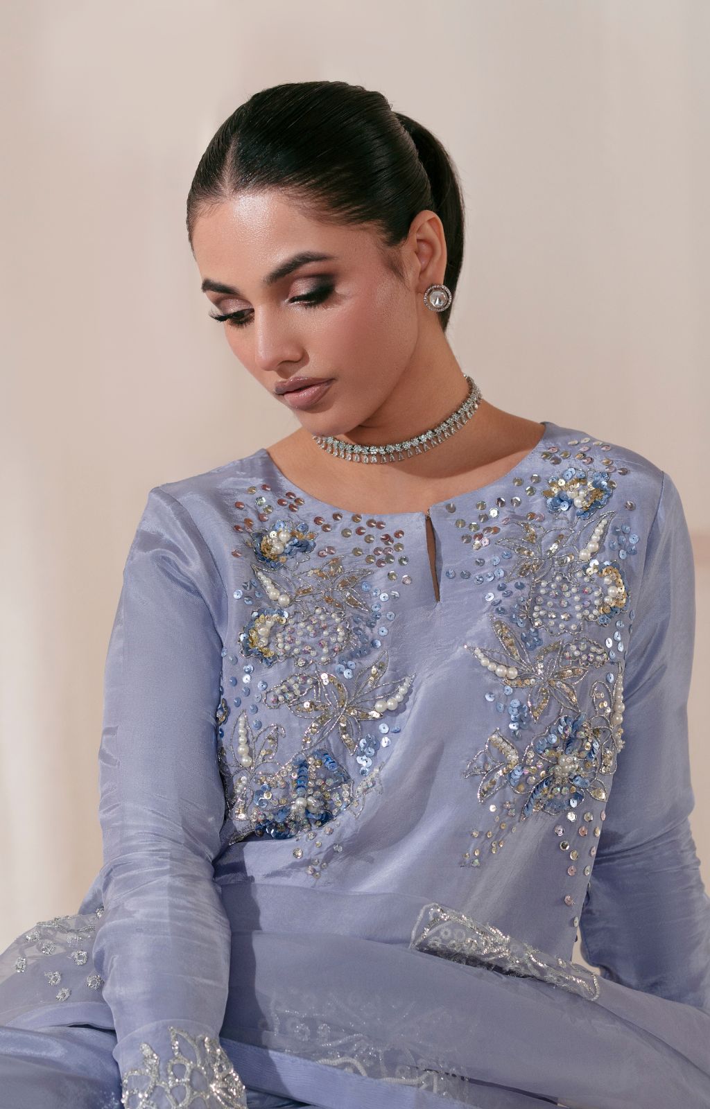 Ajr Couture | Symphony Luxe Festive 25 | Crimson - House Of Hania